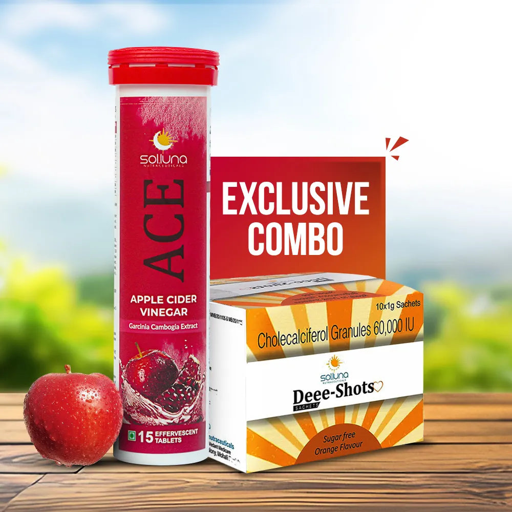 Exclusive Combo - Apple Cider Vinegar + Dee Shots - Vitamin D Shots