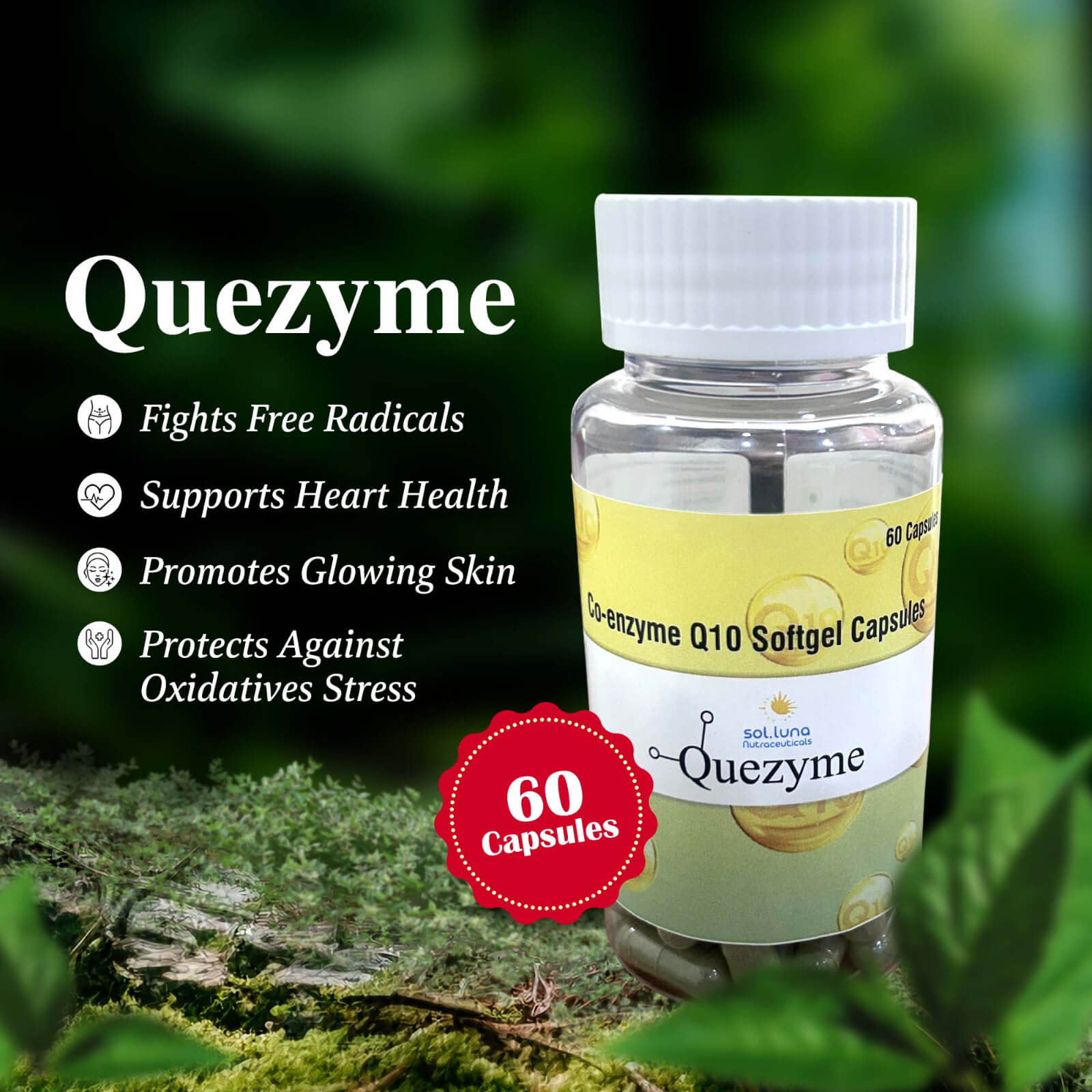 Quezyme - Natural Antioxidant for Healthy Blood Pressure