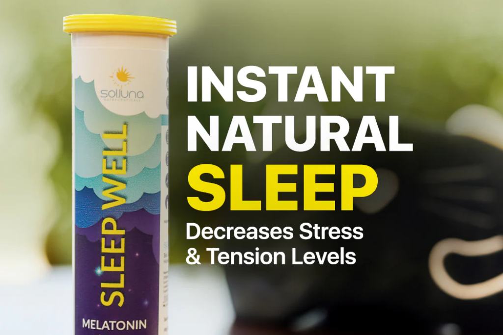 Sleep Well with Melatonin: How Solluna’s Effervescent Tablets Work