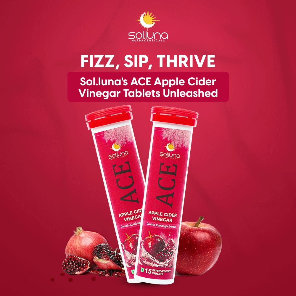 Fizz, Sip, Thrive: Sol.luna's ACE Apple Cider Vinegar Tablets Unleashed