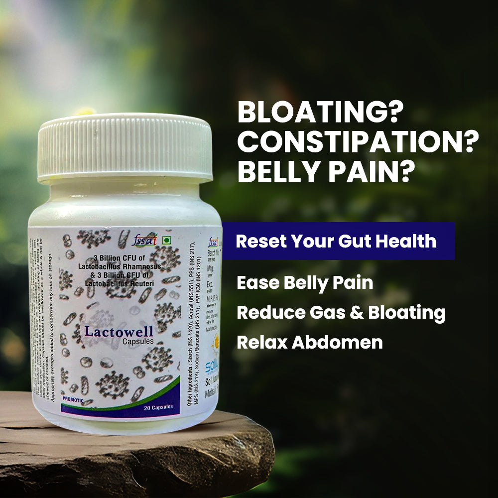 Lactowell - Gut Health Solution for Gas, Acidity, & Bloating