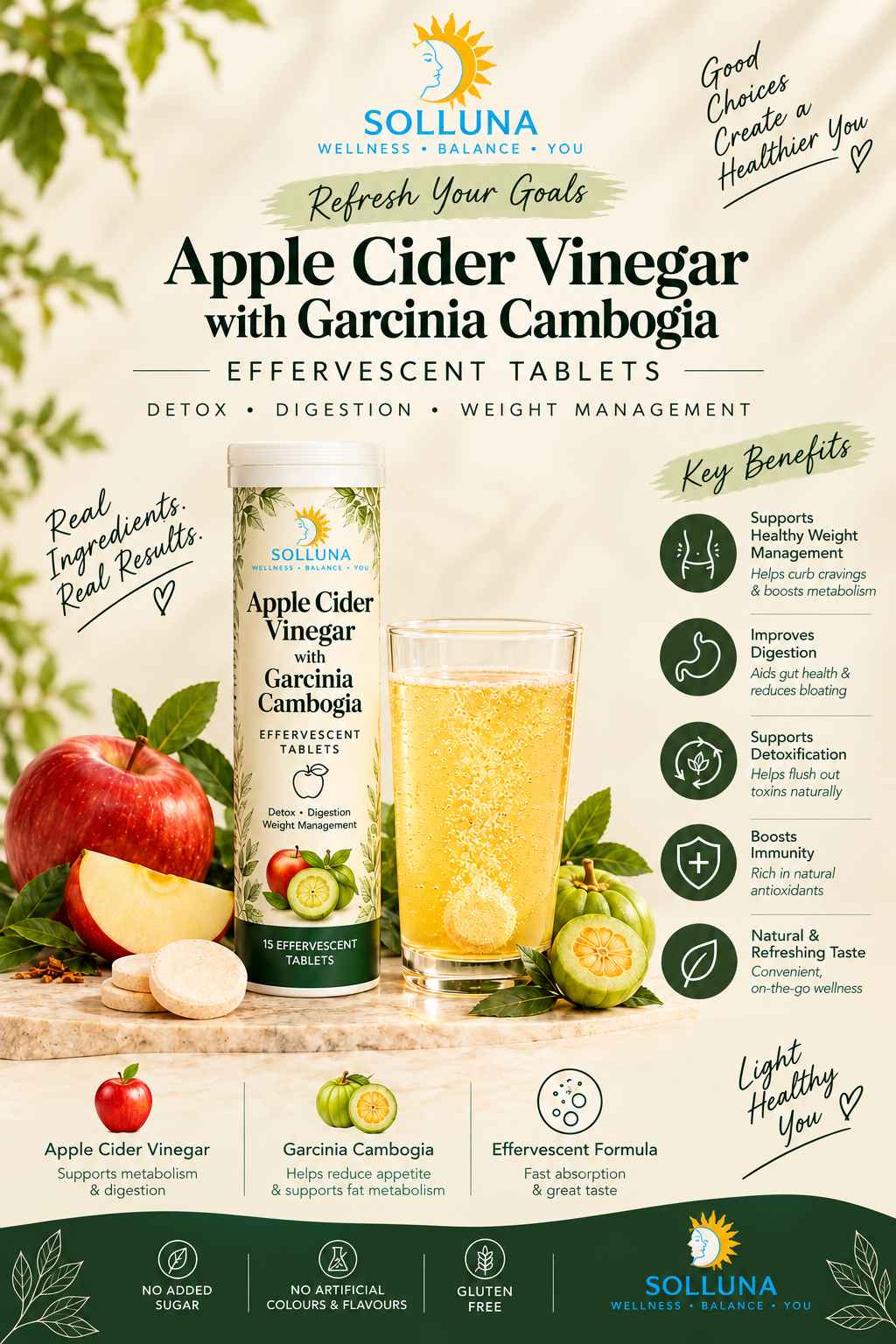 Apple Cider Vinegar Effervescent Tablets