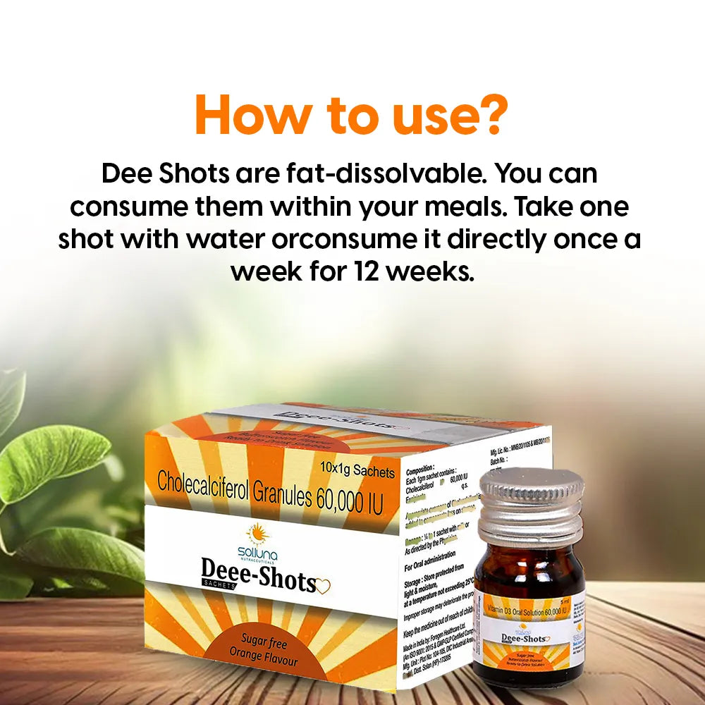 Dee Shots - Vitamin D Shots for Strong Bones and Better Immunity