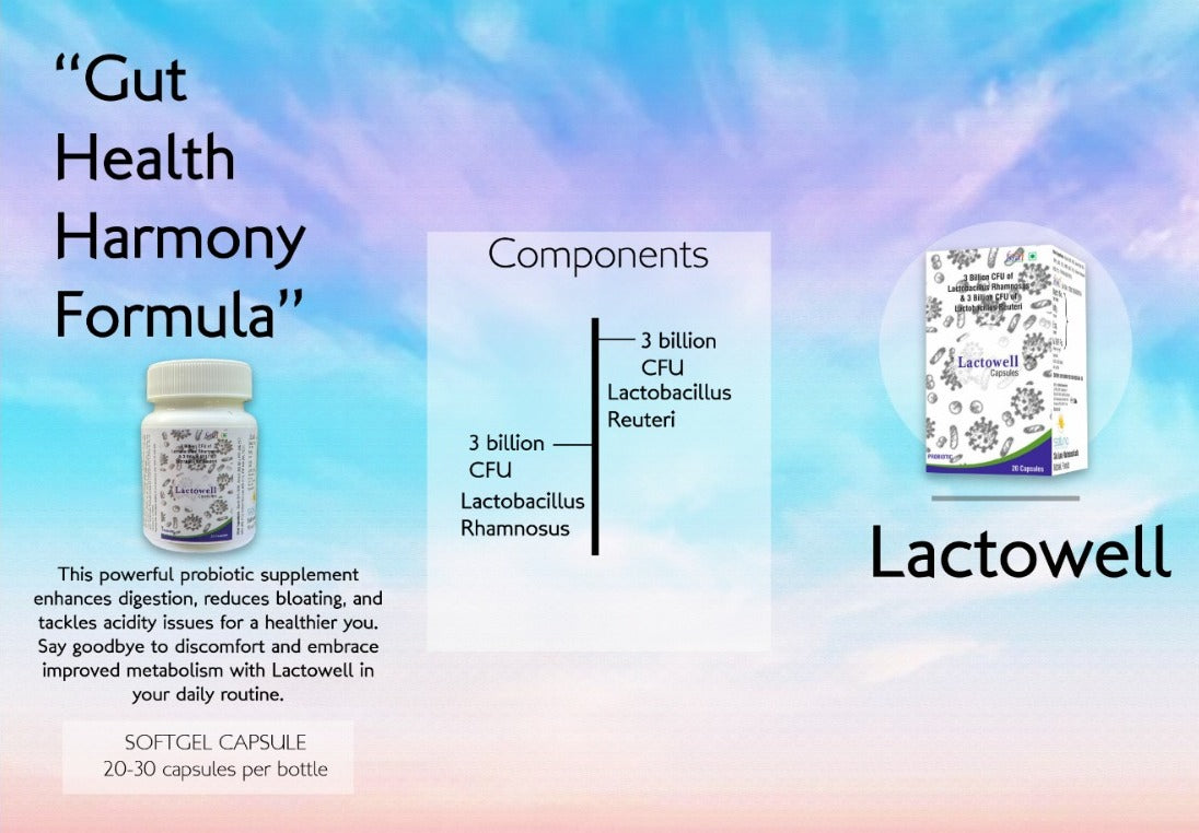 Lactowell - Gut Health Solution for Gas, Acidity, & Bloating